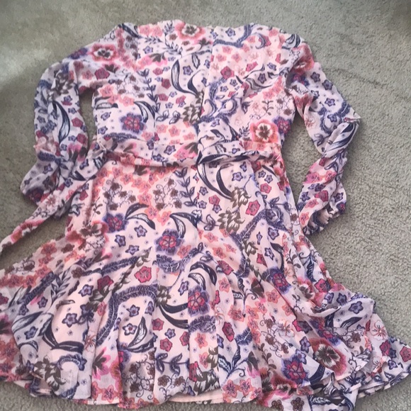 🌸NEW🌸 Ann Taylor Loft Pink Flower Dress - Picture 11 of 15